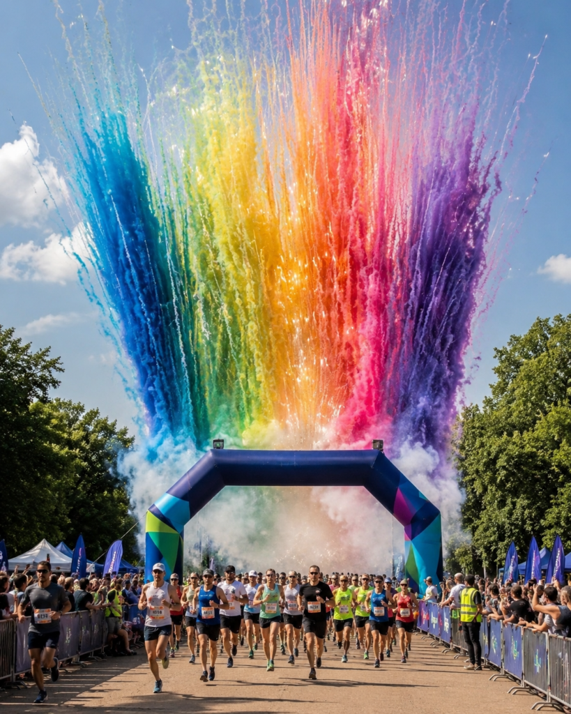 Feux de jour colorés