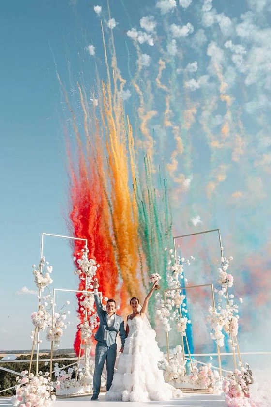 Feux de jour colorés